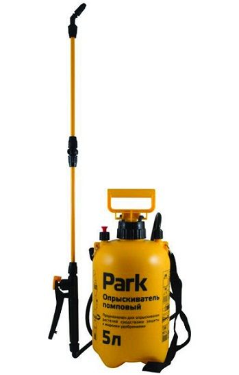 Опрыскиватель помповый PARK 5 л. фибергласс удочка