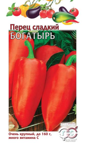 Перец сладкий БОГАТЫРЬ Гавриш
