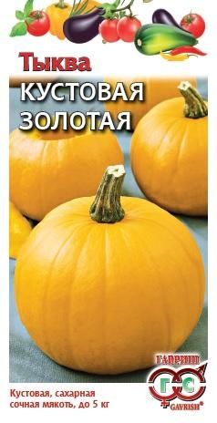 Тыква КУСТОВАЯ ЗОЛОТАЯ Гавриш