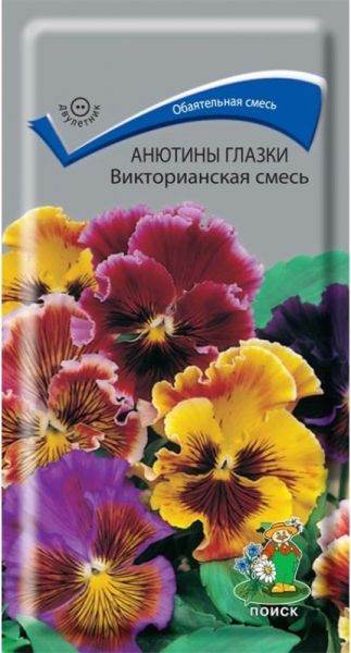 Двулетник Анютины глазки Викторианская смесь ЦВ Поиск