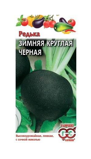 Редька ЗИМНЯЯ круглая черная Гавриш
