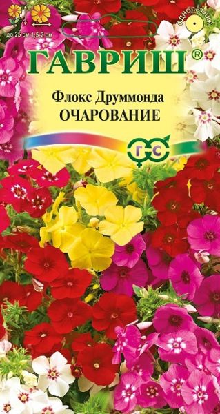 Однолетник Флокс Очарование, друммонда смесь Гавриш