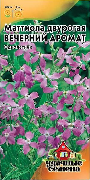 Однолетник Маттиола двурогая Вечерний аромат Уд.с. Гавриш