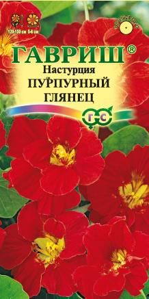 Однолетник Настурция Пурпурный глянец махр. Гавриш