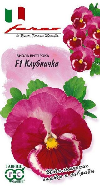 Двулетник Виола Клубничка F1 Гавриш