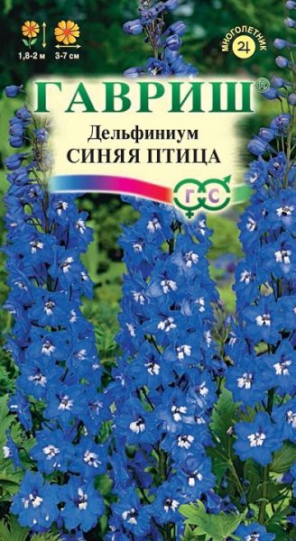 Многолетник Дельфиниум Синяя птица Гавриш