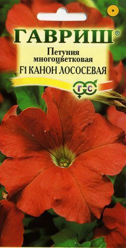 Однолетник Петуния Канон Лососевая F1 гранул. пробирка Гавриш