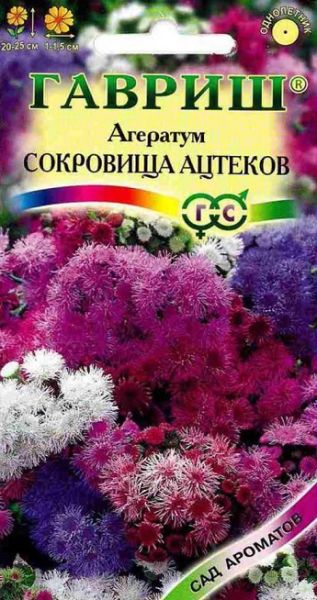 Однолетник Агератум Сокровища ацтеков Гавриш