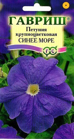 Однолетник Петуния Синее море крупноцв. Гранул. пробирка Гавриш