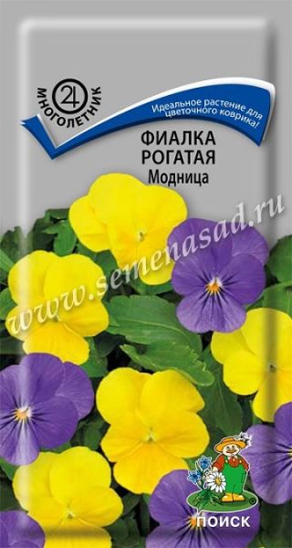 Многолетник Фиалка рогатая Модница ЦВ Поиск