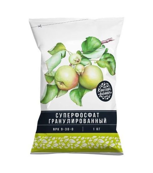 СУПЕРФОСФАТ гранулированный 9-30-0 Классика дачника Нов-Агро