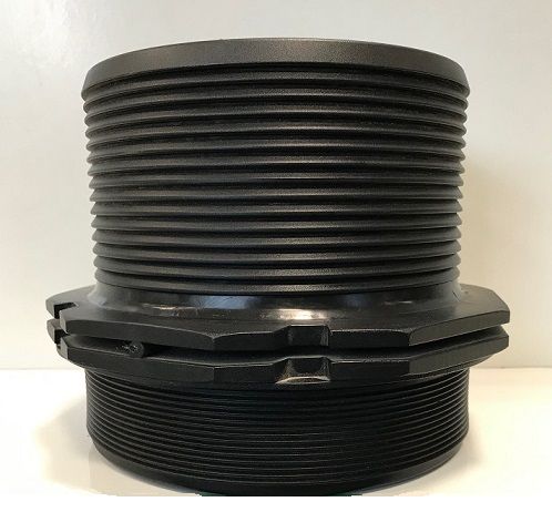 Соединитель 6'' ЕРШ х 6'' НР Черный