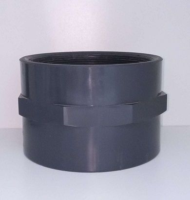 Муфта соединительная 4'' ВР х 4'' ВР Черная
