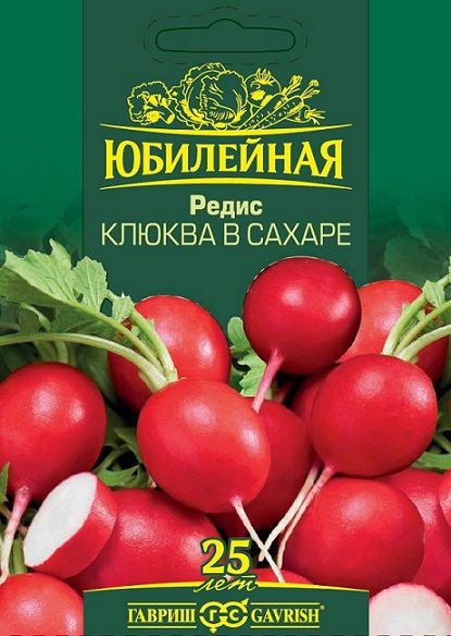 Редис КЛЮКВА В САХАРЕ Юбилейный Гавриш