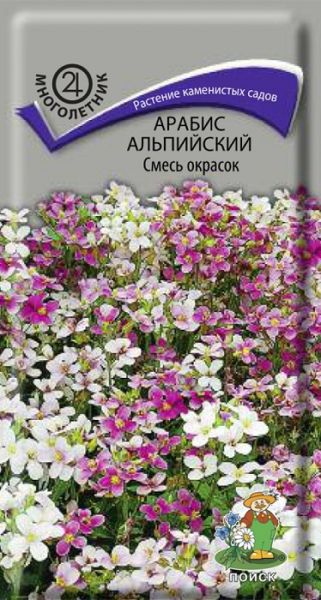 Многолетник Арабис альпийский Смесь окрасок  Поиск