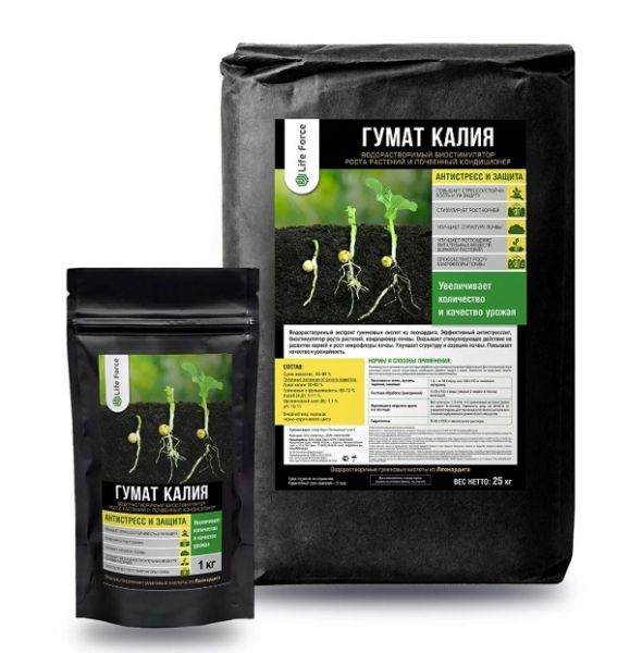 ГУМАТ КАЛИЯ из Леонардита Life Force Сила жизни