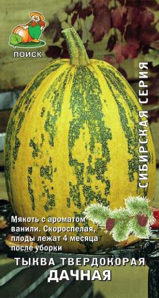 Тыква твердокорая ДАЧНАЯ ЦВ Поиск