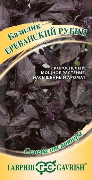 Базилик ЕРЕВАНСКИЙ РУБИН автор Гавриш