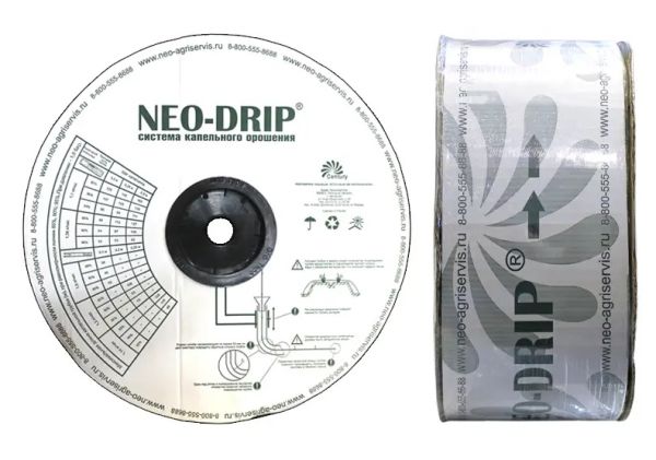 Капельная лента НЕО-ДРИП 6х30 - 1,35 л эмиттерная / NEO-DRIP
