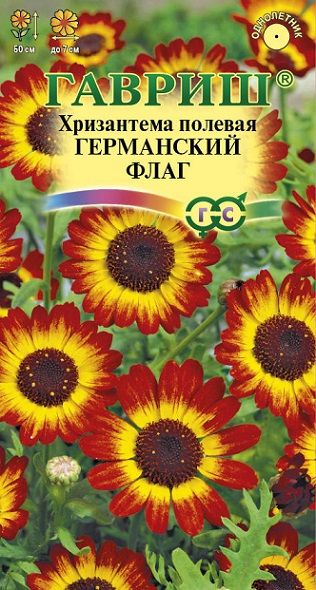 Однолетник Хризантема Германский флаг Гавриш