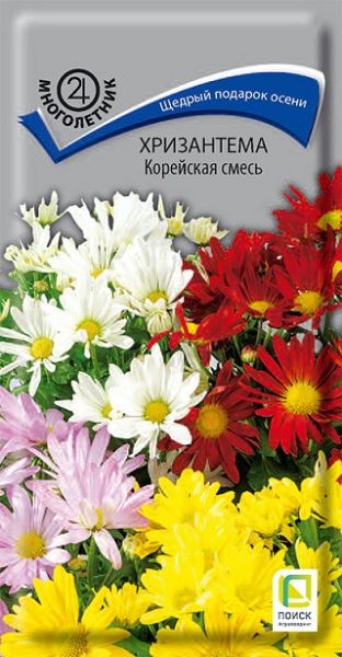 Многолетник Хризантема (индийская) Корейская смесь ЦВ Поиск