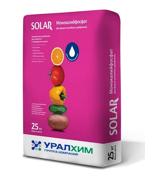 МОНОКАЛИЙФОСФАТ SOLAR 0-52-34 УралХим