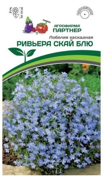 Однолетник Лобелия каскадная Ривьера Скай Блю Партнер
