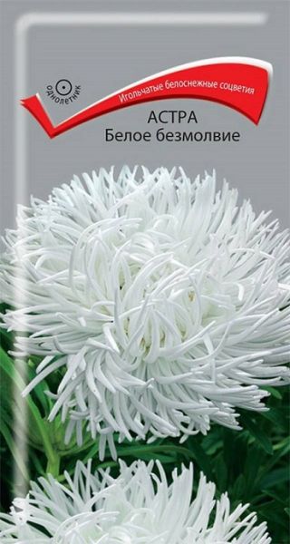 Однолетник Астра Белое безмолвие ЦВ Поиск