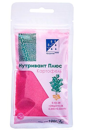 НУТРИВАНТ ПЛЮС Картофель NPK 0-43-28 / Nutrivant