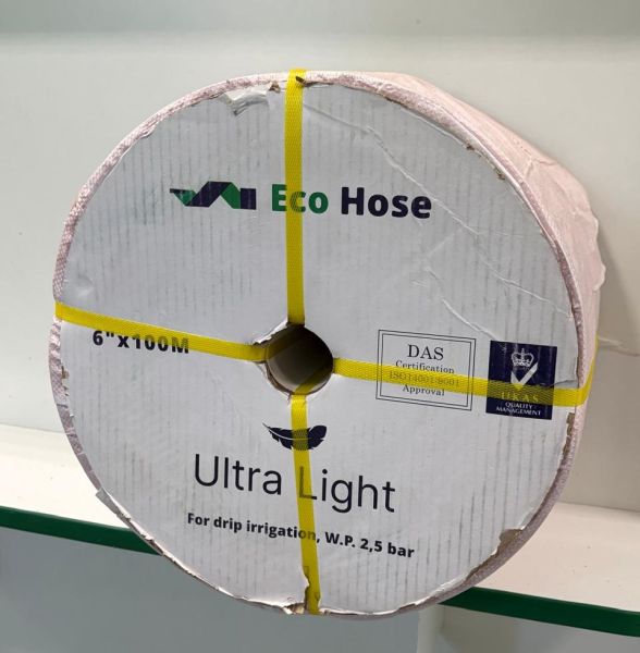 ЛФТ 6" (2,5 атм.) ПВХ ЯРКО-ОРАНЖЕВЫЙ / Ultra Light / Eco Hose