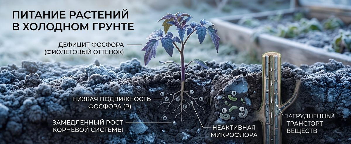 питание растений в холодном грунте